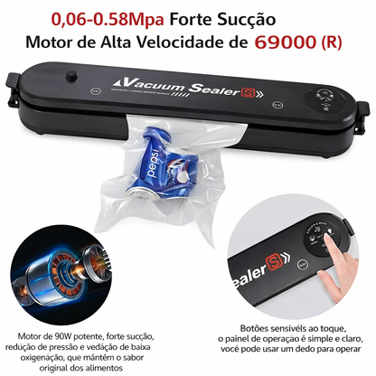 ⚡ Máquina de selagem a vácuo automática Frescura