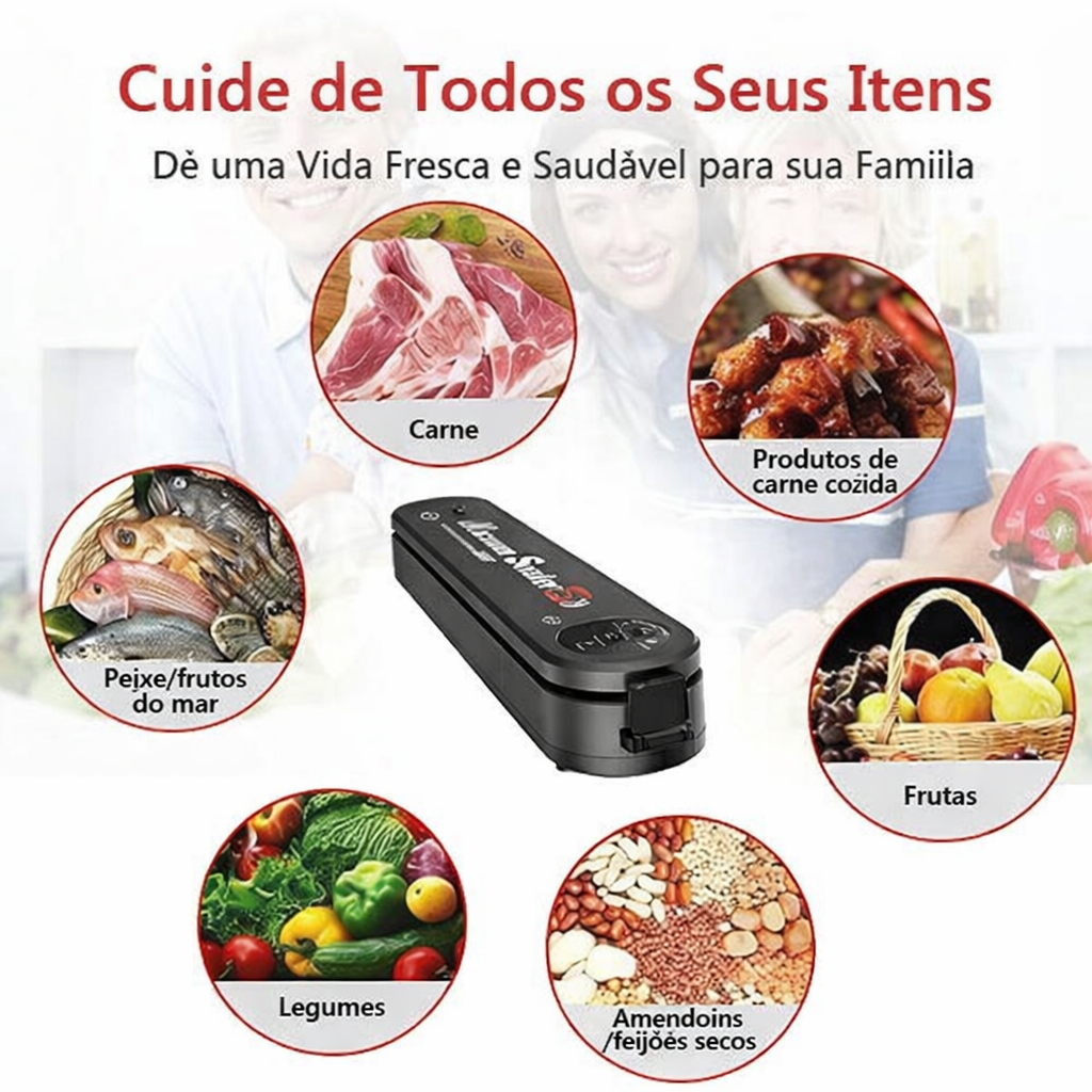 ⚡ Máquina de selagem a vácuo automática Frescura